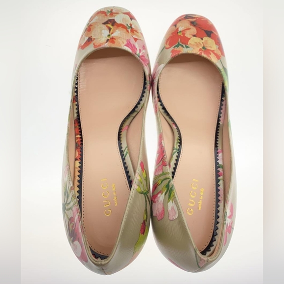 Limited Ed. Gucci Blooms Heels! Beautiful Condition (38) - Picture 10 of 12